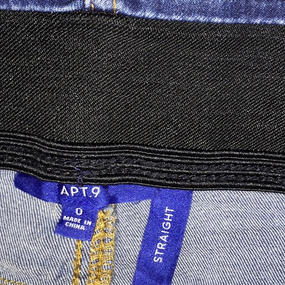 Apt. 9 Straight Leg Tummy Control Jeans Size 0 - Picture 7 of 11